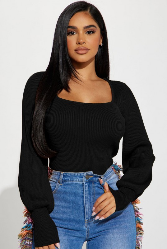 Higher Love Sweater - Black