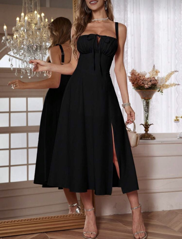 Garden Leisure And Travel Elegant Black Dress