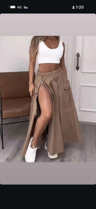Beige Dodo Skirt