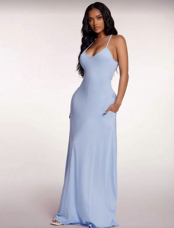 Dress Sexy Long Dress Long Blue Dress