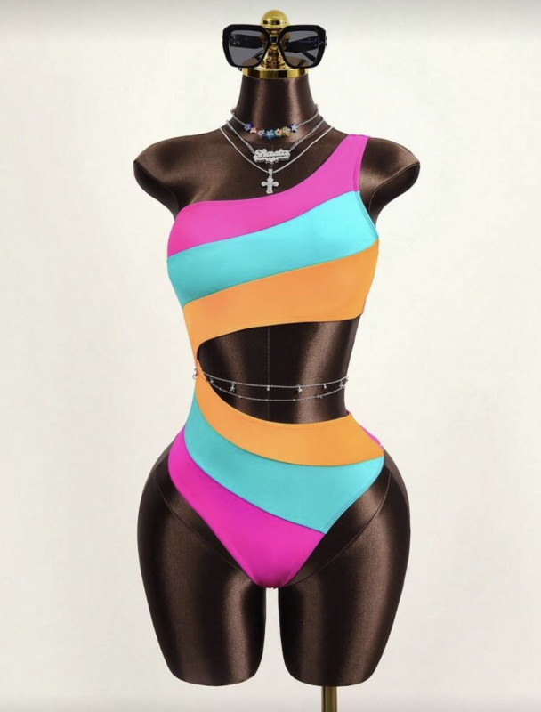 Neon One Piece Swimsuit