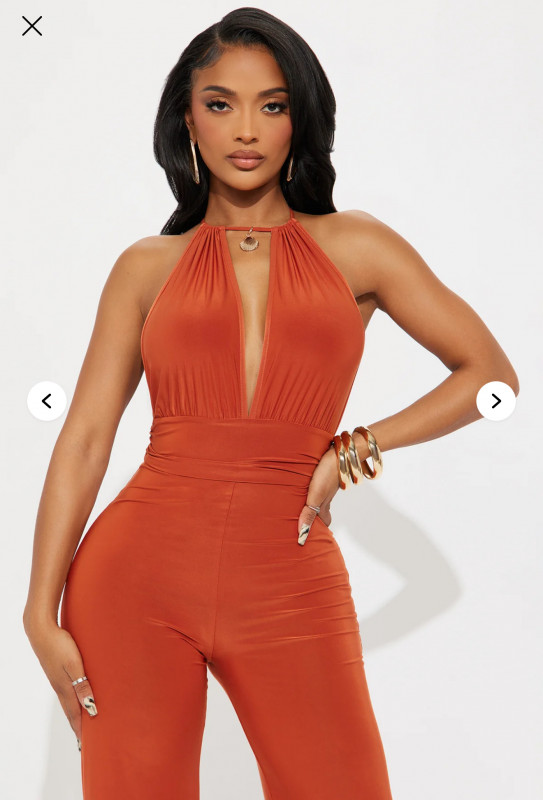 Savanna Jumpsuit - Rust