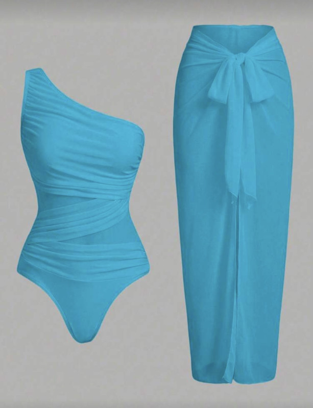 Sky Blue oasis swimsuit set