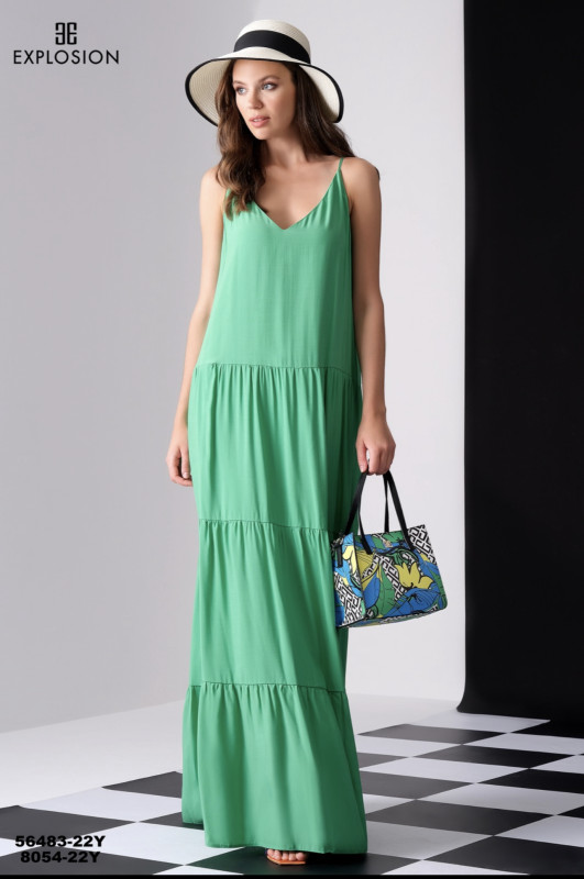 Exy Green Max dress