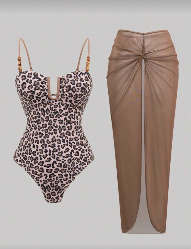 SwimsuitSkirt 2 Pieces Set For Beach