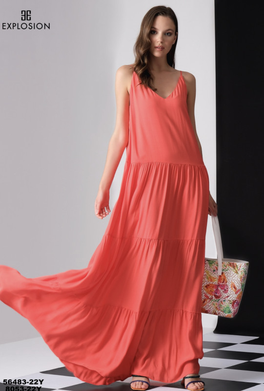 Exy Orange Max dress