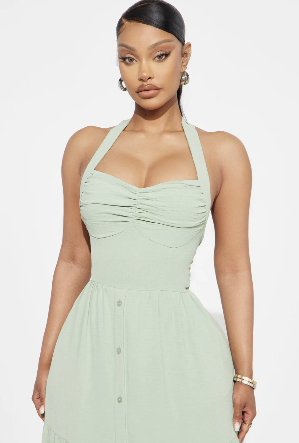 With Love Airflow Maxi Dress - Sage